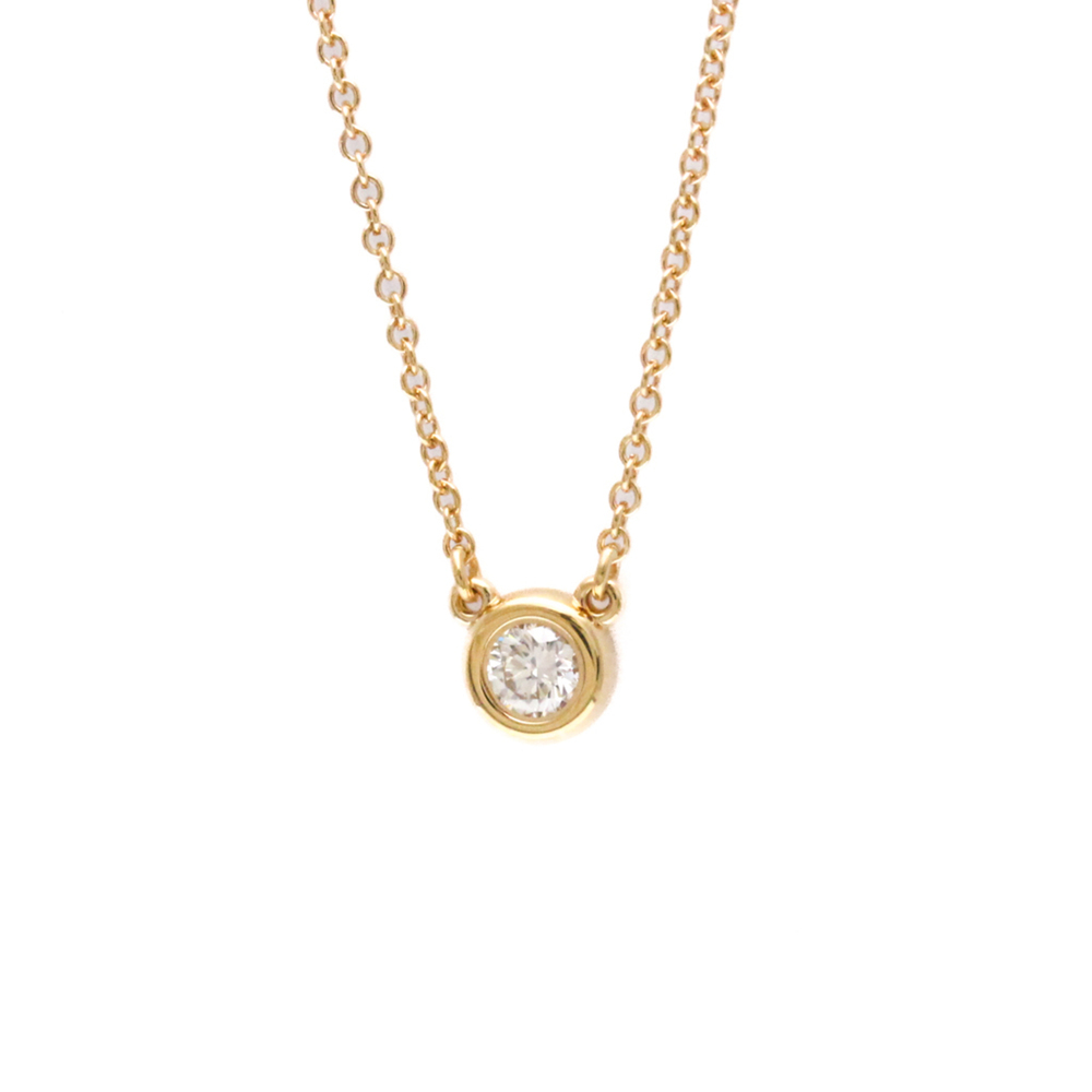 TIFFANY 18k Gold Diamond Necklace